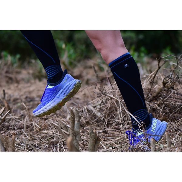 Водонепроникні шкарпетки Dexshell Longlite Socks 2.0, блакитні полоски, розмір S (36-38) 70414 фото