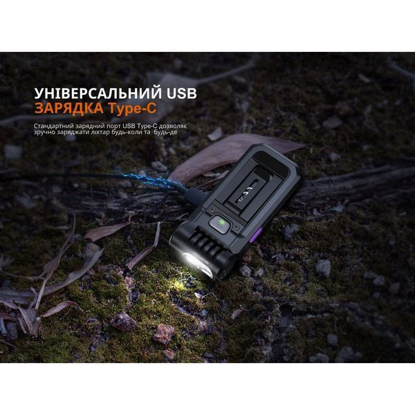 Ліхтар ручний Fenix SW05R-UV LED чорний 69253 фото