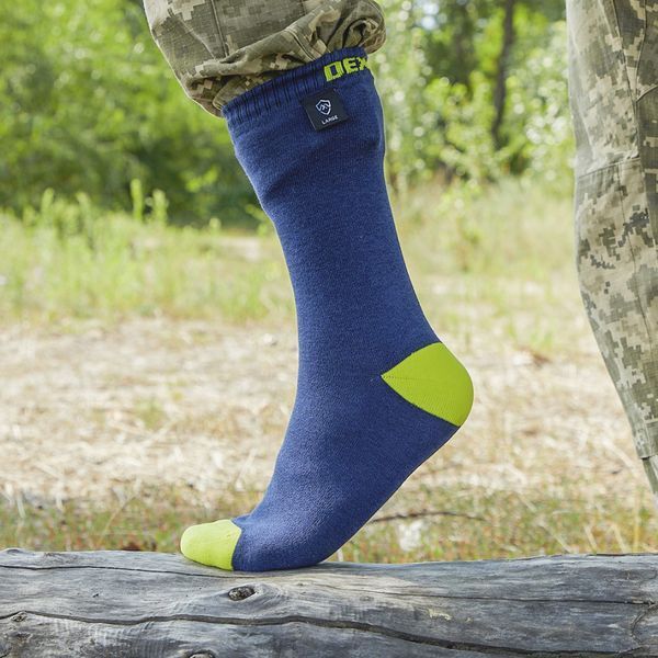 Шкарпетки водонепроникні Dexshell Ultra Thin Crew NL, p-p М, сині 50970 фото