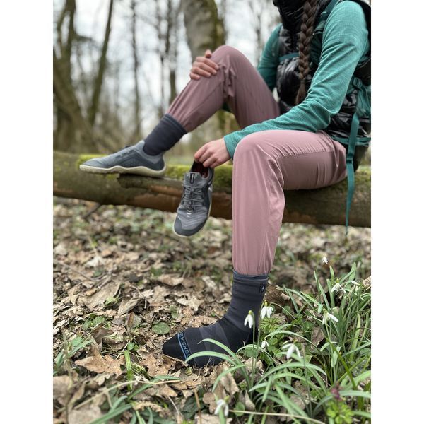 Шкарпетки водонепроникні Dexshell Running Lite 2.0 Socks, сірі, розмір XL (47-49) 66299 фото