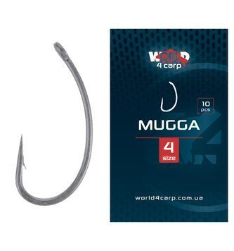 Карповый крючок W4C MUGGA (мугга) № 10 w4006-10 фото