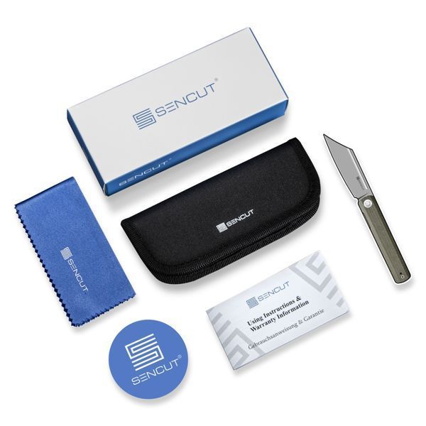 Ніж складаний туристичний Sencut Serene, (8.8 см) D2 / Aluminum сірий 64371 фото
