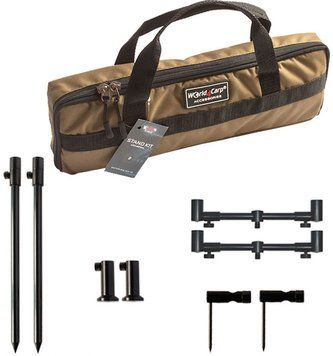 Набор стоек с телескопическими буз барами World4Carp Stand Kit Universal 2 w209tele фото