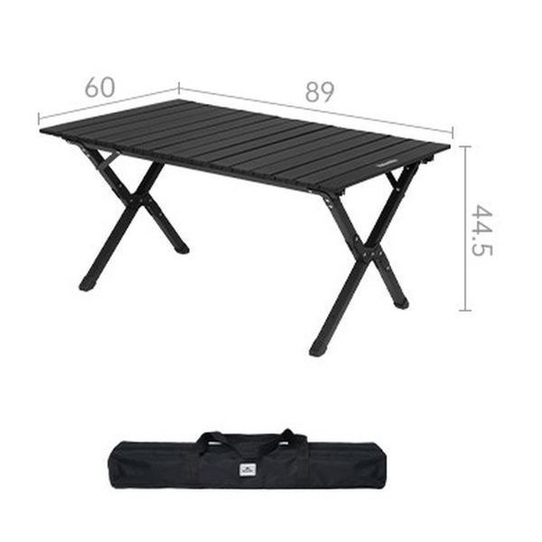 Складаний стіл Naturehike Star Jane T01 CNK2550JJ018, 89х60 см, вуглецева сталь, чорний 71380 фото