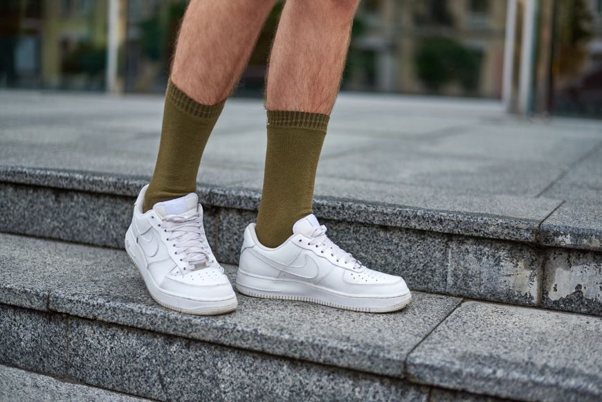 Шкарпетки водонепроникні Dexshell Ultra Thin Crew OG, р-р S, хакі 50975 фото