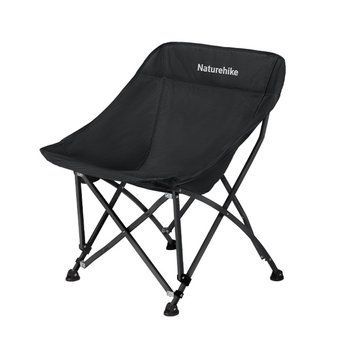 Стілець складаний Naturehike Stellaluna T04 CNK2550JJ022, вуглецева сталь, чорний 73066 фото