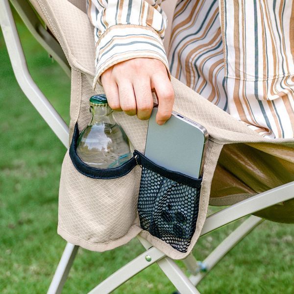 Стілець складаний Naturehike Stellaluna T04 CNK2550JJ022, вуглецева сталь, чорний 73066 фото