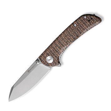 Ніж складаний кишеньковий Sencut Fritch, (7.6 см) 9Cr18MoV / Micarta коричневий 62686 фото