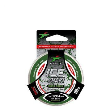 Волосінь Intech Khaki Ice Line moss green 50m 0.148mm, 1.9kg FS0634355 фото