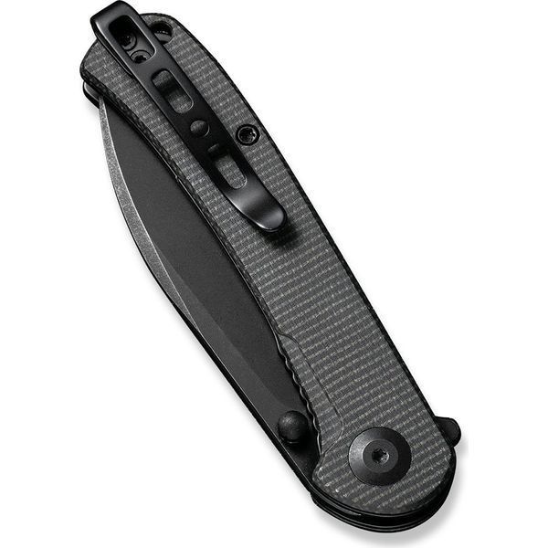Ніж складаний кишеньковий Sencut Scepter, (7.5 см) 9Cr18MoV / Micarta чорний 62674 фото