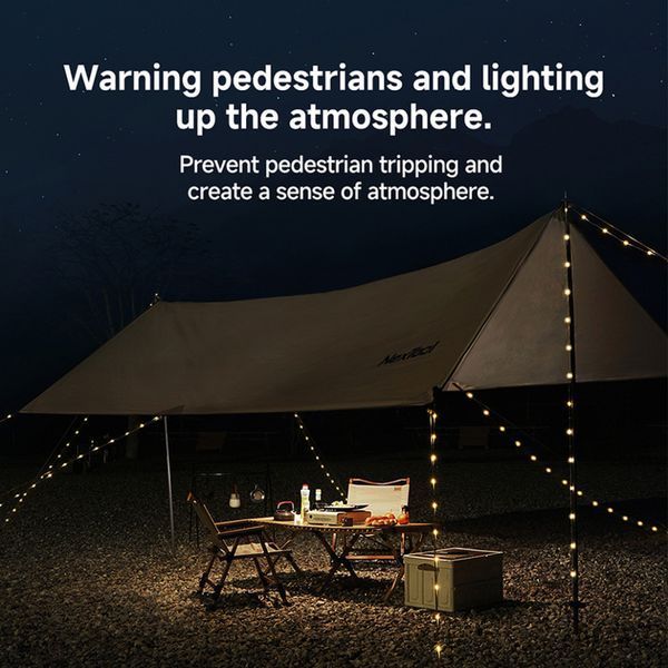 Кемпінгова гірлянда - маячок 2в1 Nextool Twinkle Light, 1,5 м, акумуляторна 73167 фото